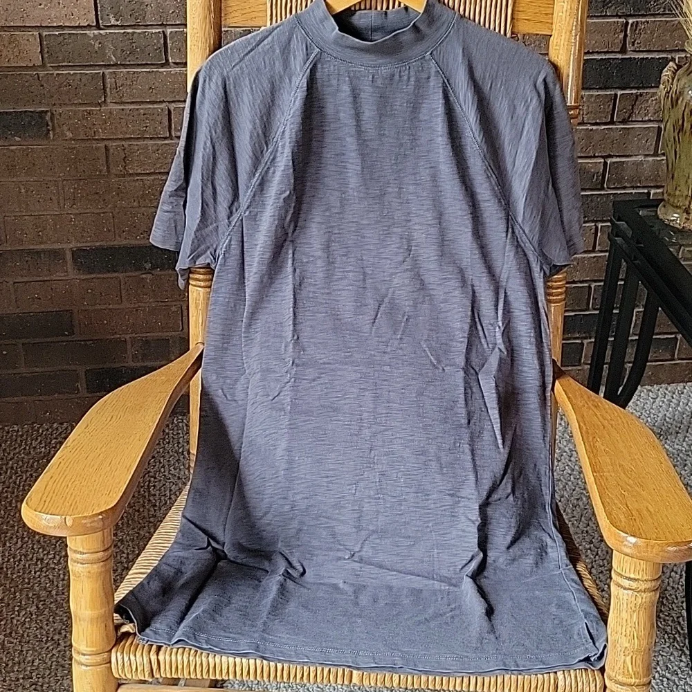Universal Thread, short sleeve, gray, mock neck, T Shirt dress, size M - Picture 4 of 10